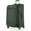 image:imageRicardo Beverly Hills Avalon Softside 2Piece Luggage Set Made with Sustainable 100 Recycled PET rPET Lightweight EcoFriendly Travel Expandable Dual Spinner Wheels Black 20 amp 24Juniper Green