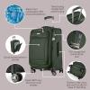 image:imageRicardo Beverly Hills Avalon Softside 2Piece Luggage Set Made with Sustainable 100 Recycled PET rPET Lightweight EcoFriendly Travel Expandable Dual Spinner Wheels Black 20 amp 24Juniper Green