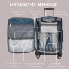 image:imageRicardo Beverly Hills Avalon Softside 2Piece Luggage Set Made with Sustainable 100 Recycled PET rPET Lightweight EcoFriendly Travel Expandable Dual Spinner Wheels Black 20 amp 24Serengeti Night