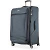 image:imageRicardo Beverly Hills Avalon Softside 2Piece Luggage Set Made with Sustainable 100 Recycled PET rPET Lightweight EcoFriendly Travel Expandable Dual Spinner Wheels Black 20 amp 24Storm Blue