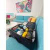 image:imageRicardo Beverly Hills Avalon Softside 2Piece Luggage Set Made with Sustainable 100 Recycled PET rPET Lightweight EcoFriendly Travel Expandable Dual Spinner Wheels Black 20 amp 24Juniper Green