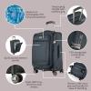 image:imageRicardo Beverly Hills Avalon Softside 2Piece Luggage Set Made with Sustainable 100 Recycled PET rPET Lightweight EcoFriendly Travel Expandable Dual Spinner Wheels Black 20 amp 24Storm Blue