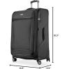 image:imageRicardo Beverly Hills Avalon Softside 2Piece Luggage Set Made with Sustainable 100 Recycled PET rPET Lightweight EcoFriendly Travel Expandable Dual Spinner Wheels Black 20 amp 24Black