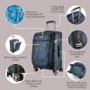 image:imageRicardo Beverly Hills Avalon Softside 2Piece Luggage Set Made with Sustainable 100 Recycled PET rPET Lightweight EcoFriendly Travel Expandable Dual Spinner Wheels Black 20 amp 24Serengeti Night