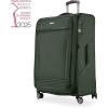 image:imageRicardo Beverly Hills Avalon Softside 2Piece Luggage Set Made with Sustainable 100 Recycled PET rPET Lightweight EcoFriendly Travel Expandable Dual Spinner Wheels Black 20 amp 24Juniper Green