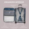 image:imageRicardo Beverly Hills Avalon Softside 2Piece Luggage Set Made with Sustainable 100 Recycled PET rPET Lightweight EcoFriendly Travel Expandable Dual Spinner Wheels Black 20 amp 24Serengeti Night