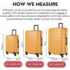 image:imageRicardo Beverly Hills Cambria Hardside Luggage  Stylish Suitcase with Wheels for Effortless Travel Expandable and Secure TSALocked Packing 2Piece Set 20 24 Blue PearlMango Tango