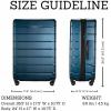 image:imageRicardo Beverly Hills Cambria Hardside Luggage  Stylish Suitcase with Wheels for Effortless Travel Expandable and Secure TSALocked Packing 2Piece Set 20 24 Blue PearlBlue Pearl
