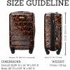 image:imageRicardo Beverly Hills Cambria Hardside Luggage  Stylish Suitcase with Wheels for Effortless Travel Expandable and Secure TSALocked Packing 2Piece Set 20 24 Blue PearlTortoise