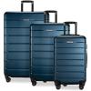 image:imageRicardo Beverly Hills Cambria Hardside Luggage  Stylish Suitcase with Wheels for Effortless Travel Expandable and Secure TSALocked Packing 2Piece Set 20 24 Blue PearlBlue Pearl