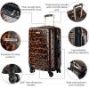 image:imageRicardo Beverly Hills Cambria Hardside Luggage  Stylish Suitcase with Wheels for Effortless Travel Expandable and Secure TSALocked Packing 2Piece Set 20 24 Blue PearlTortoise