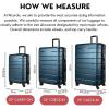 image:imageRicardo Beverly Hills Cambria Hardside Luggage  Stylish Suitcase with Wheels for Effortless Travel Expandable and Secure TSALocked Packing 2Piece Set 20 24 Blue PearlBlue Pearl