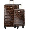 image:imageRicardo Beverly Hills Cambria Hardside Luggage  Stylish Suitcase with Wheels for Effortless Travel Expandable and Secure TSALocked Packing 2Piece Set 20 24 Blue PearlTortoise