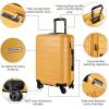 image:imageRicardo Beverly Hills Cambria Hardside Luggage  Stylish Suitcase with Wheels for Effortless Travel Expandable and Secure TSALocked Packing 2Piece Set 20 24 Blue PearlMango Tango