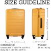 image:imageRicardo Beverly Hills Cambria Hardside Luggage  Stylish Suitcase with Wheels for Effortless Travel Expandable and Secure TSALocked Packing 2Piece Set 20 24 Blue PearlMango Tango