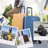 image:imageRicardo Beverly Hills Cambria Hardside Luggage  Stylish Suitcase with Wheels for Effortless Travel Expandable and Secure TSALocked Packing 2Piece Set 20 24 Blue PearlBlack Pearl