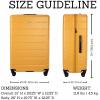 image:imageRicardo Beverly Hills Cambria Hardside Luggage  Stylish Suitcase with Wheels for Effortless Travel Expandable and Secure TSALocked Packing 2Piece Set 20 24 Blue PearlMango Tango