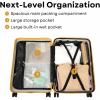 image:imageRicardo Beverly Hills Cambria Hardside Luggage  Stylish Suitcase with Wheels for Effortless Travel Expandable and Secure TSALocked Packing 2Piece Set 20 24 Blue PearlBlue Pearl
