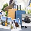 image:imageRicardo Beverly Hills Cambria Hardside Luggage  Stylish Suitcase with Wheels for Effortless Travel Expandable and Secure TSALocked Packing 2Piece Set 20 24 Blue PearlBlack Pearl