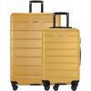 image:imageRicardo Beverly Hills Cambria Hardside Luggage  Stylish Suitcase with Wheels for Effortless Travel Expandable and Secure TSALocked Packing 2Piece Set 20 24 Blue PearlMango Tango