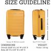 image:imageRicardo Beverly Hills Cambria Hardside Luggage  Stylish Suitcase with Wheels for Effortless Travel Expandable and Secure TSALocked Packing 2Piece Set 20 24 Blue PearlMango Tango