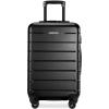 image:imageRicardo Beverly Hills Cambria Hardside Luggage  Stylish Suitcase with Wheels for Effortless Travel Expandable and Secure TSALocked Packing 2Piece Set 20 24 Blue PearlBlack Pearl