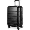 image:imageRicardo Beverly Hills Cambria Hardside Luggage  Stylish Suitcase with Wheels for Effortless Travel Expandable and Secure TSALocked Packing 2Piece Set 20 24 Blue PearlBlack Pearl