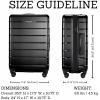 image:imageRicardo Beverly Hills Cambria Hardside Luggage  Stylish Suitcase with Wheels for Effortless Travel Expandable and Secure TSALocked Packing 2Piece Set 20 24 Blue PearlBlack Pearl