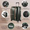 image:imageRicardo Beverly Hills Montecito 20 2Piece Set Hardside with Dual Spinning Wheels Expandable with Comfort Grip for Easy Packing and Moving Men and Women Hunter Green 21 amp 25Hunter Green
