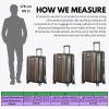 image:imageRicardo Beverly Hills Montecito 20 2Piece Set Hardside with Dual Spinning Wheels Expandable with Comfort Grip for Easy Packing and Moving Men and Women Hunter Green 21 amp 25Graphite