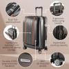 image:imageRicardo Beverly Hills Montecito 20 2Piece Set Hardside with Dual Spinning Wheels Expandable with Comfort Grip for Easy Packing and Moving Men and Women Hunter Green 21 amp 25Graphite