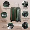 image:imageRicardo Beverly Hills Montecito 20 2Piece Set Hardside with Dual Spinning Wheels Expandable with Comfort Grip for Easy Packing and Moving Men and Women Hunter Green 21 amp 25Hunter Green