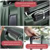 image:imageRicardo Beverly Hills Montecito 20 2Piece Set Hardside with Dual Spinning Wheels Expandable with Comfort Grip for Easy Packing and Moving Men and Women Hunter Green 21 amp 25Hunter Green
