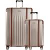 image:imageRicardo Beverly Hills Montecito 20 2Piece Set Hardside with Dual Spinning Wheels Expandable with Comfort Grip for Easy Packing and Moving Men and Women Hunter Green 21 amp 25Champagne