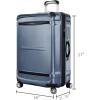 image:imageRicardo Beverly Hills Rodeo Drive 20 Hardside 4 Wheel Spinner TSA Lock Lightweight Suitcase Unisex Stylish Arctic Blue 2Piece Set 21 amp 25Arctic Blue