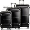 image:imageRicardo Beverly Hills Rodeo Drive 20 Hardside 4 Wheel Spinner TSA Lock Lightweight Suitcase Unisex Stylish Arctic Blue 2Piece Set 21 amp 25Black