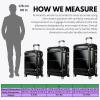 image:imageRicardo Beverly Hills Rodeo Drive 20 Hardside 4 Wheel Spinner TSA Lock Lightweight Suitcase Unisex Stylish Arctic Blue 2Piece Set 21 amp 25Black