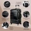 image:imageRicardo Beverly Hills Rodeo Drive 20 Hardside 4 Wheel Spinner TSA Lock Lightweight Suitcase Unisex Stylish Arctic Blue 2Piece Set 21 amp 25Black