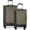 image:imageRicardo Beverly Hills Aspen Springs 2PC Luggage Set  Lightweight Softside Suitcase Set of 2 with 20 CarryOn amp 24 Medium CheckIn Spinner OliveOlive