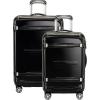 image:imageRicardo Beverly Hills Rodeo Drive 20 Hardside 4 Wheel Spinner TSA Lock Lightweight Suitcase Unisex Stylish Arctic Blue 2Piece Set 21 amp 25Black