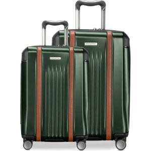 image:imageRicardo Beverly Hills Montecito 20 2Piece Set Hardside with Dual Spinning Wheels Expandable with Comfort Grip for Easy Packing and Moving Men and Women Hunter Green 21 amp 25Hunter Green