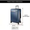 image:imageRicardo Beverly Hills Brentwood Hardside Luggage Collection  Expandable Suitcases with Wheels and TSA Lock 21 FastAccess Carryon amp 25 Medium Checkin 2Piece Set CrimsonOcean Blue