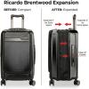 image:imageRicardo Beverly Hills Brentwood Hardside Luggage Collection  Expandable Suitcases with Wheels and TSA Lock 21 FastAccess Carryon amp 25 Medium Checkin 2Piece Set CrimsonOnyx