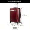 image:imageRicardo Beverly Hills Brentwood Hardside Luggage Collection  Expandable Suitcases with Wheels and TSA Lock 21 FastAccess Carryon amp 25 Medium Checkin 2Piece Set CrimsonCrimson