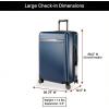image:imageRicardo Beverly Hills Brentwood Hardside Luggage Collection  Expandable Suitcases with Wheels and TSA Lock 21 FastAccess Carryon amp 25 Medium Checkin 2Piece Set CrimsonOcean Blue