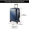 image:imageRicardo Beverly Hills Brentwood Hardside Luggage Collection  Expandable Suitcases with Wheels and TSA Lock 21 FastAccess Carryon amp 25 Medium Checkin 2Piece Set CrimsonOcean Blue