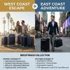 image:imageRicardo Beverly Hills Brentwood Hardside Luggage Collection  Expandable Suitcases with Wheels and TSA Lock 21 FastAccess Carryon amp 25 Medium Checkin 2Piece Set CrimsonOcean Blue