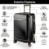 image:imageRicardo Beverly Hills Brentwood Hardside Luggage Collection  Expandable Suitcases with Wheels and TSA Lock 21 FastAccess Carryon amp 25 Medium Checkin 2Piece Set CrimsonOnyx