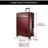 image:imageRicardo Beverly Hills Brentwood Hardside Luggage Collection  Expandable Suitcases with Wheels and TSA Lock 21 FastAccess Carryon amp 25 Medium Checkin 2Piece Set CrimsonCrimson