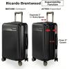image:imageRicardo Beverly Hills Brentwood Hardside Luggage Collection  Expandable Suitcases with Wheels and TSA Lock 21 FastAccess Carryon amp 25 Medium Checkin 2Piece Set CrimsonOnyx